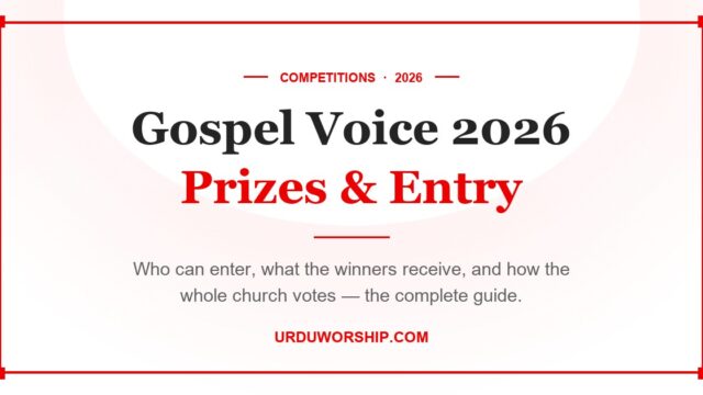 Gospel Voice of Pakistan 2026: Prizes, Rules and How to Enter